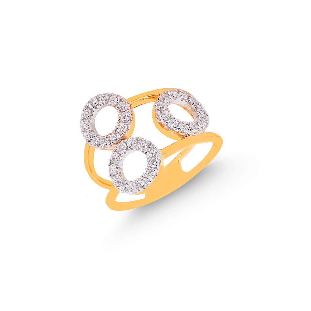 0.51Ct VVS/FG Diamond Ring in 18K Gold