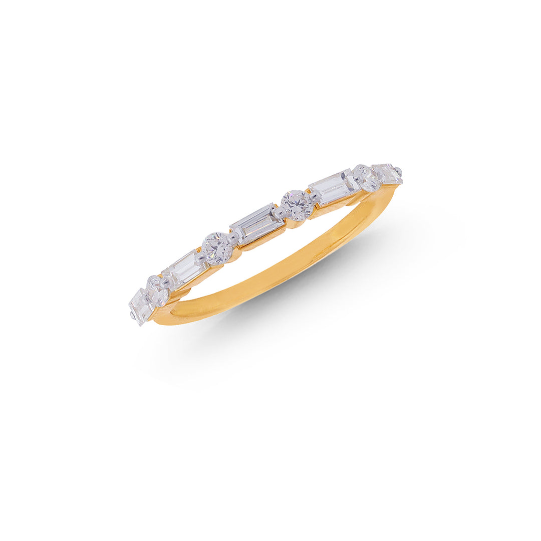 0.55Ct VVS/FG Diamond Ring in 18K Gold