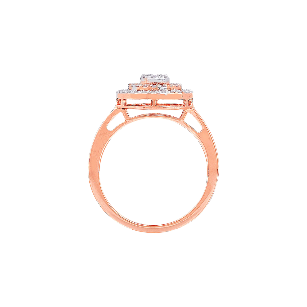 0.63CTW VS-SI/HI Diamond Ring in 14K Rose Gold