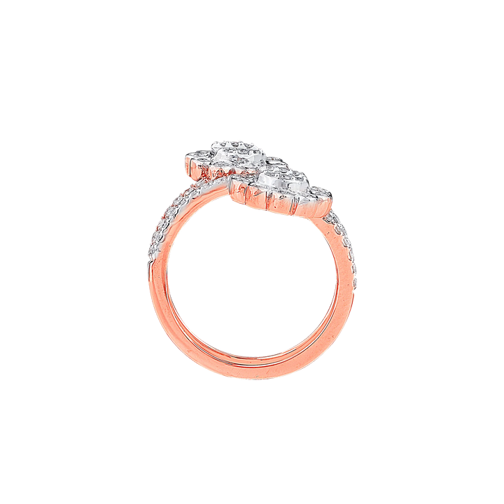1.07CTW VS-SI/IJ  Diamond Ring in 14K Rose Gold