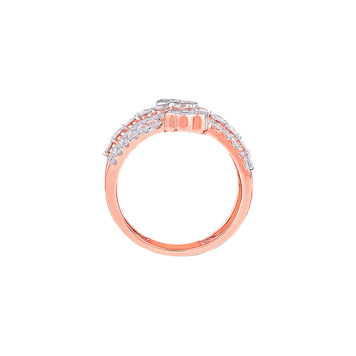 1.34CTW VS-SI/IJ  Diamond Ring in 14K Rose Gold