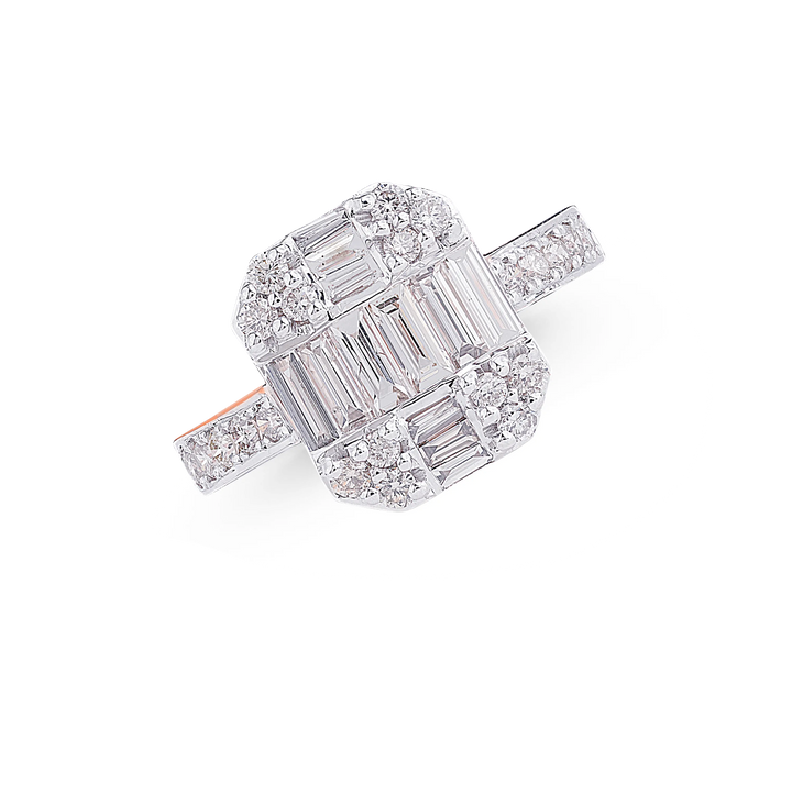 1.28CTW SI/IJ Diamond Ring in 14K Rose Gold