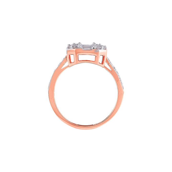 1.28CTW SI/IJ Diamond Ring in 14K Rose Gold