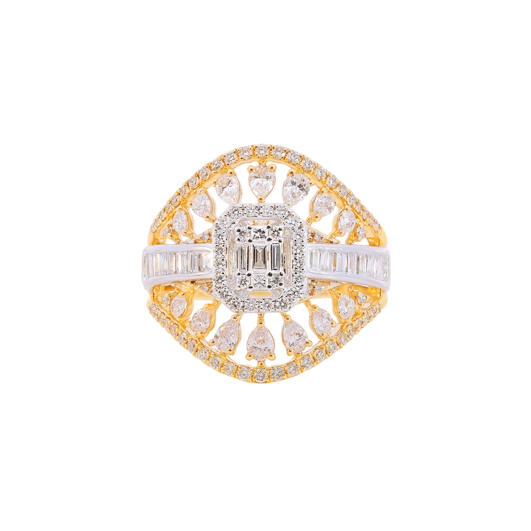1.61Ct VVS/FG Diamond Ring in 18K Gold