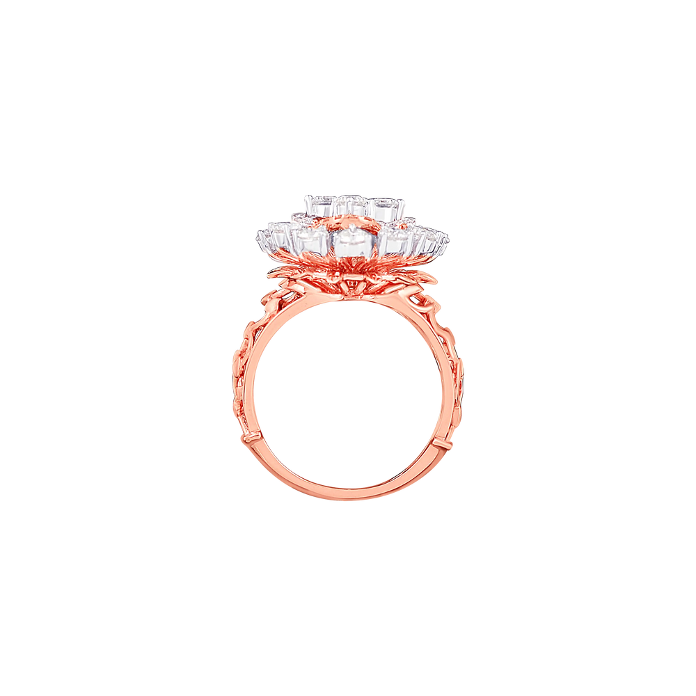 1.52Ct VS-SI/HI Diamond Ring in 14K Rose Gold