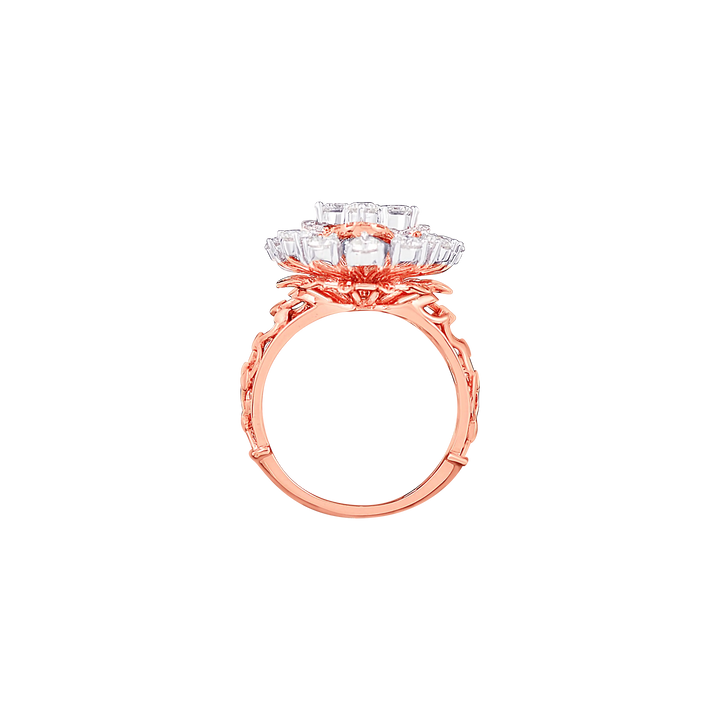 1.52Ct VS-SI/HI Diamond Ring in 14K Rose Gold