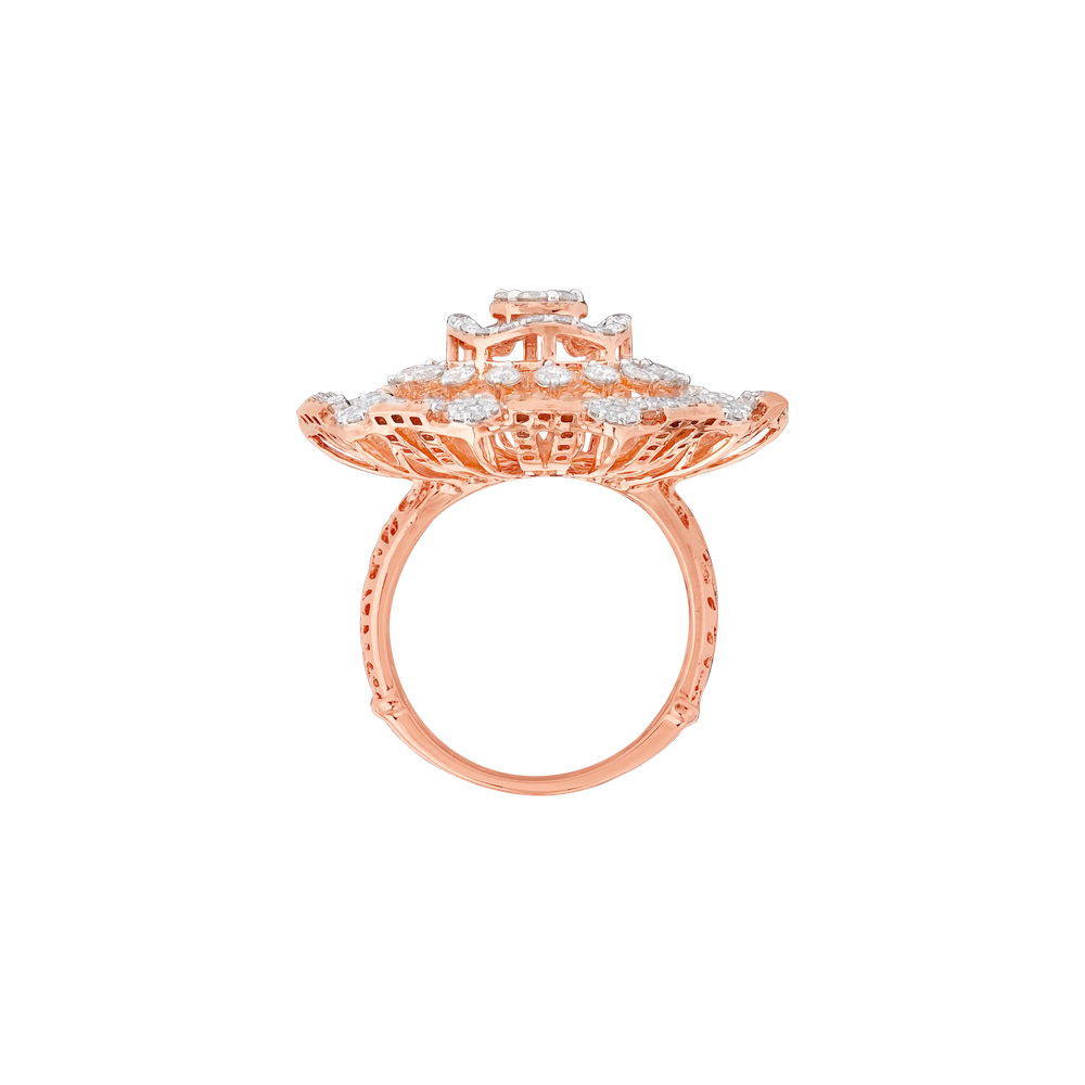 1.95Ct VS-SI/GH Diamond Ring in 14K Rose Gold