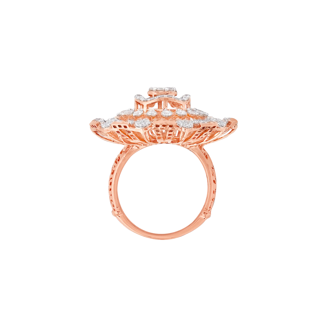 1.95Ct VS-SI/GH Diamond Ring in 14K Rose Gold