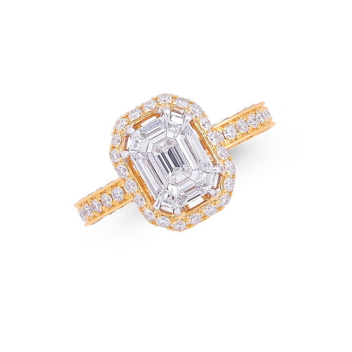 1.53Ct SI/GH Diamond Ring in 14K Gold