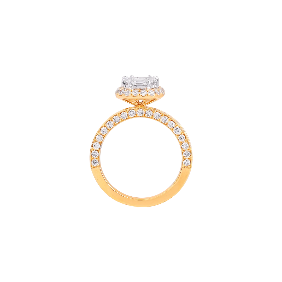 1.53Ct SI/GH Diamond Ring in 14K Gold