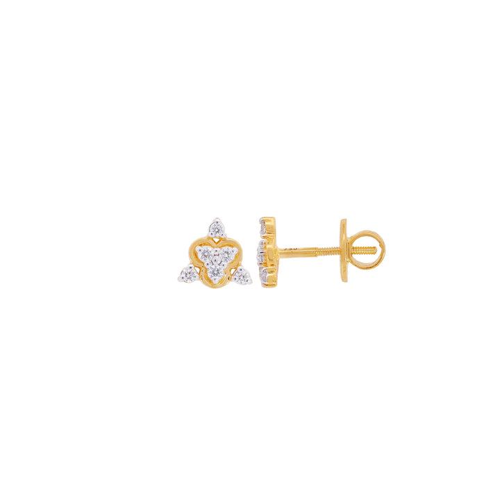 0.17Ct VVS/FG Diamond Earrings in 18K Gold