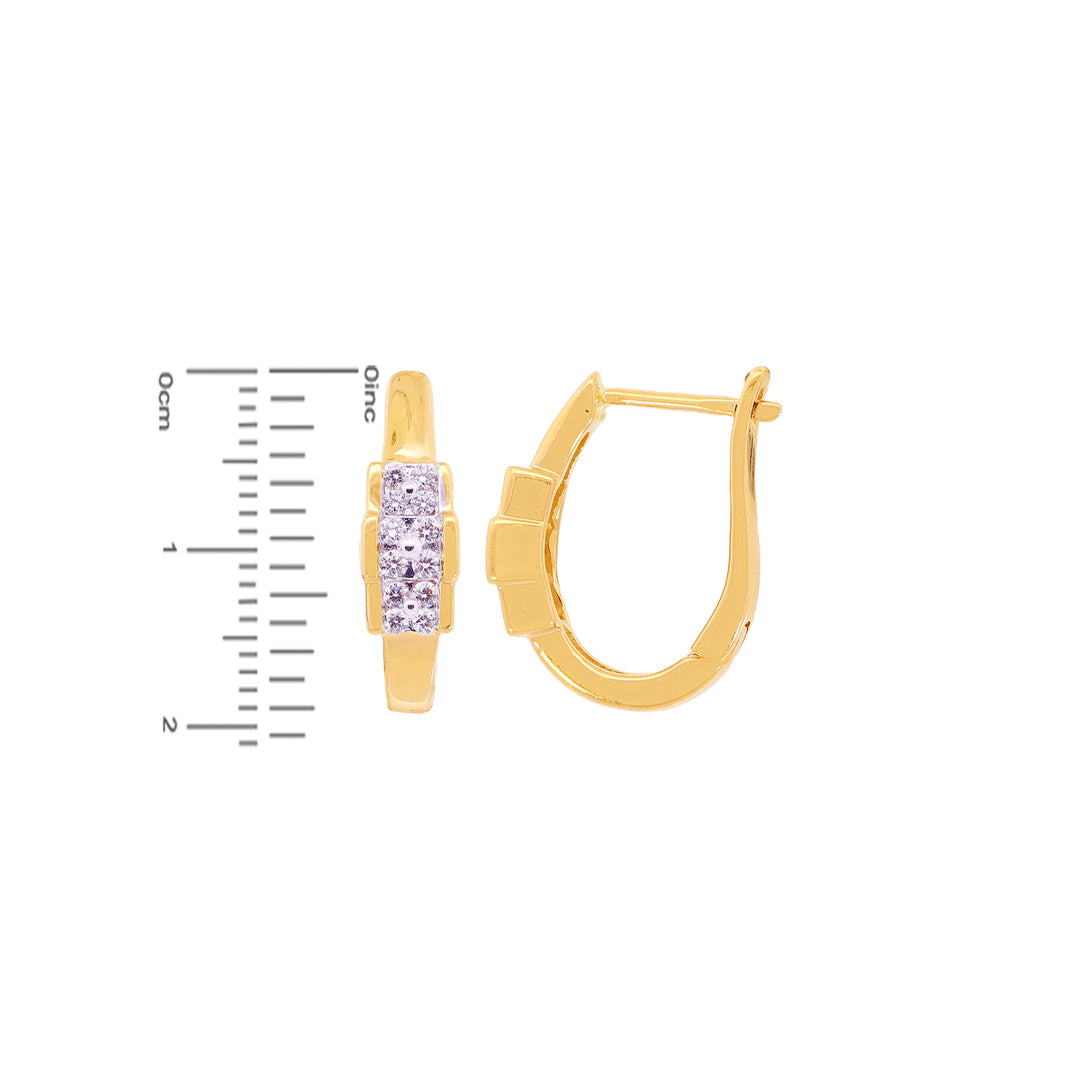 0.22Ct VVS/FG Diamond Clipon Earrings in 18K Gold