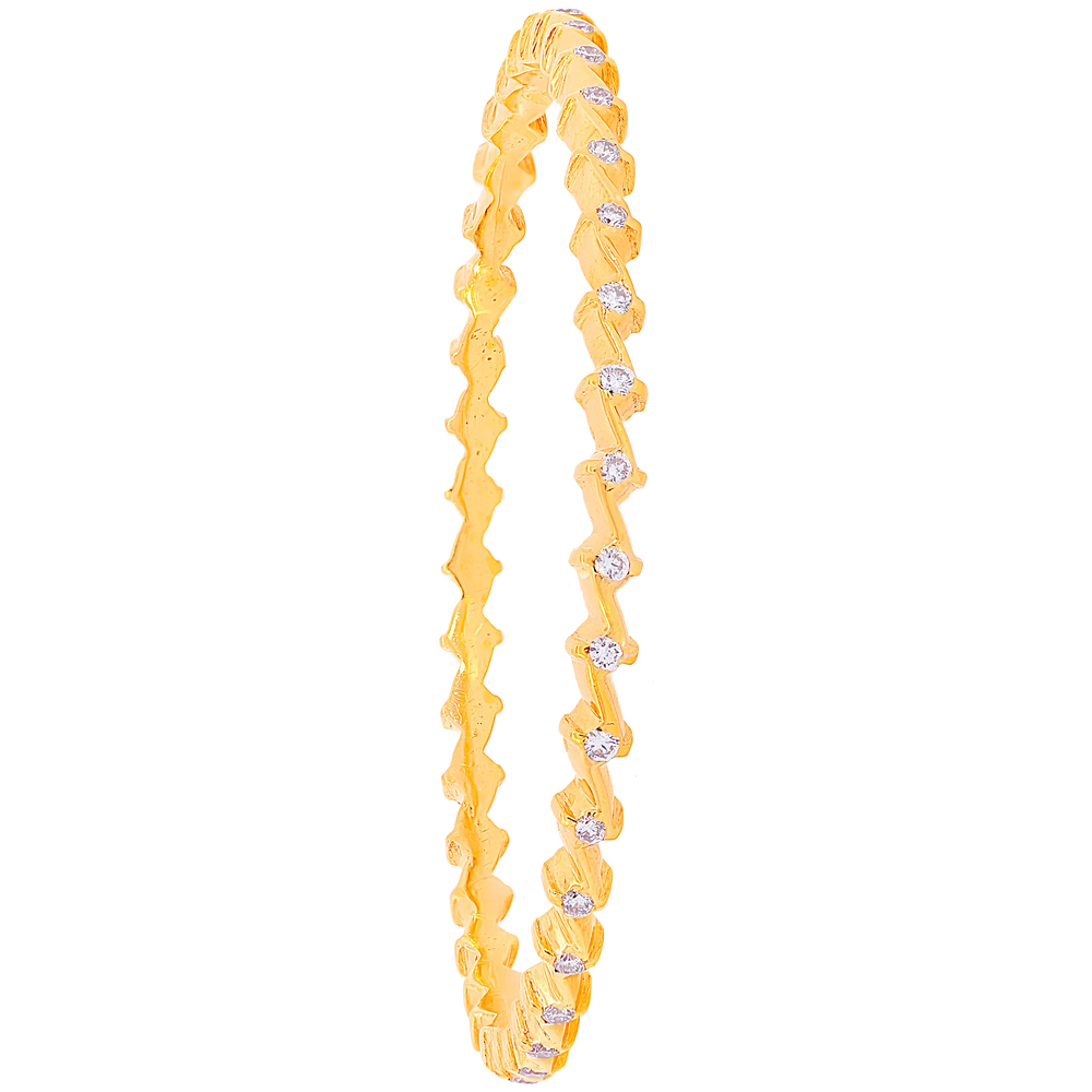 3.01Ct VVS/EF Diamond 2pcs Bangle in 22K Gold