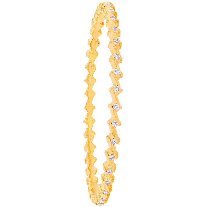 3.01Ct VVS/EF Diamond 2pcs Bangle in 22K Gold