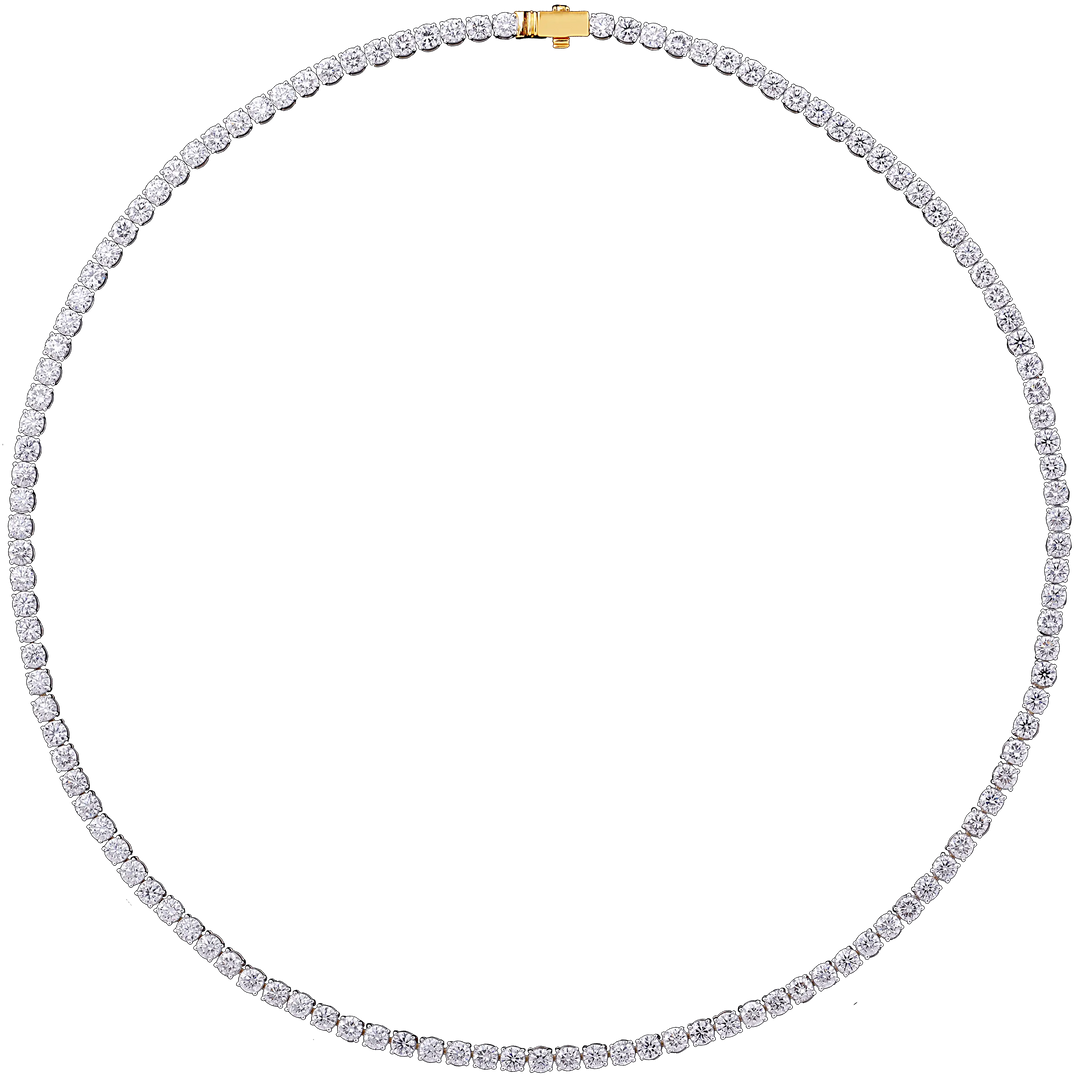 17.69CTW VVS/EF Lab Grown Diamond Necklace in 14K Gold