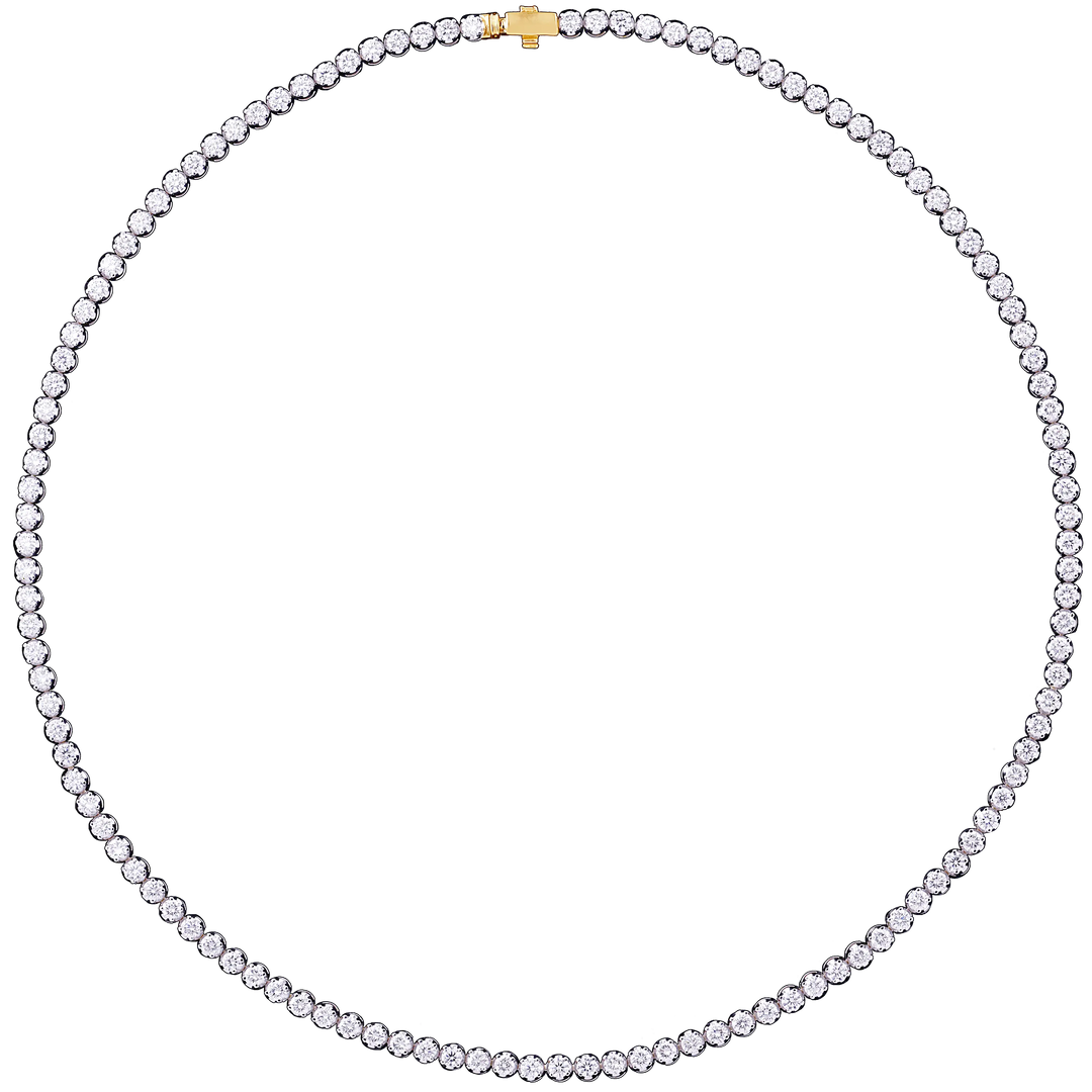 11.24CTW VVS/EF Lab Grown Diamond Necklace in 14K Gold