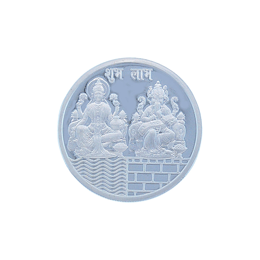 1 Oz Laxmi & Ganesh Silver Coin
