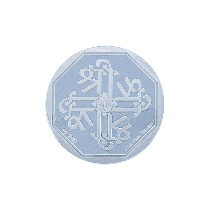 1 Oz Laxmi & Ganesh Silver Coin