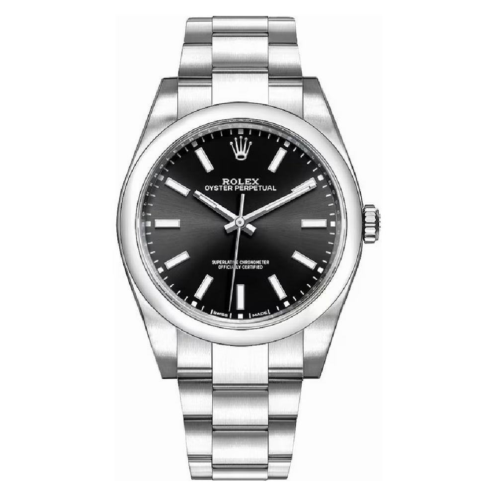 Oyster Perpetual 39 Black Dial (Discontinued) in Stainless Steel