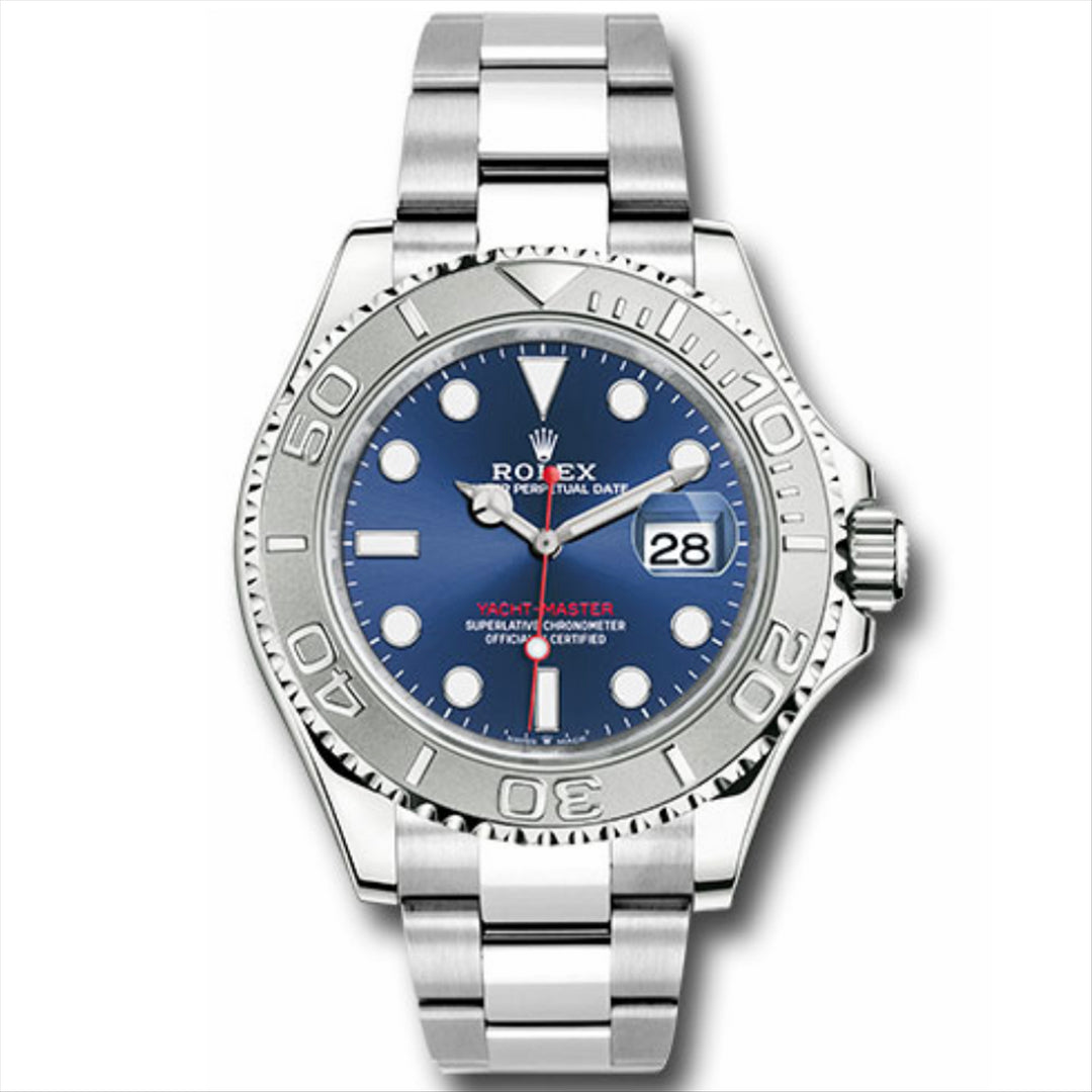 Yachtmaster 40 Blue Dial Steel and Platinum Oyster Bracelet Automatic Watch