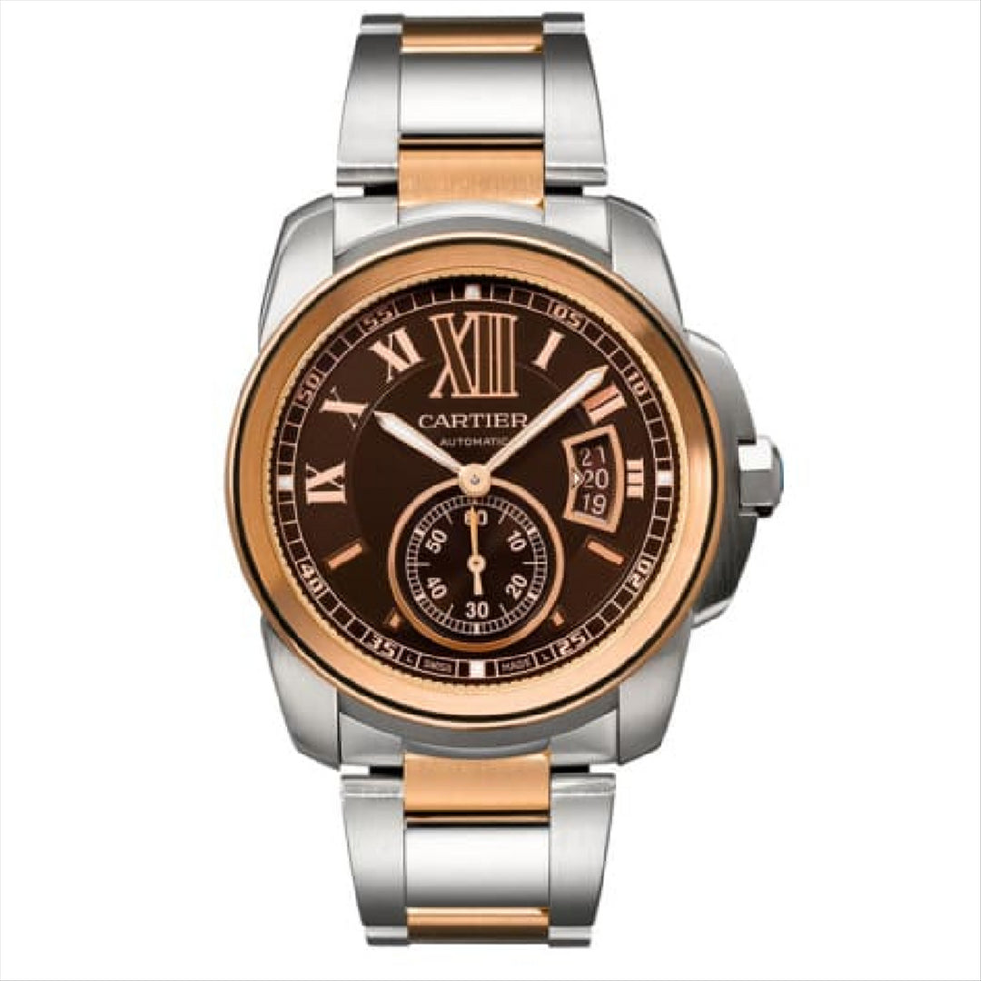 Cartier Calibre 42 Rose Gold White Dial  Automatic Watch