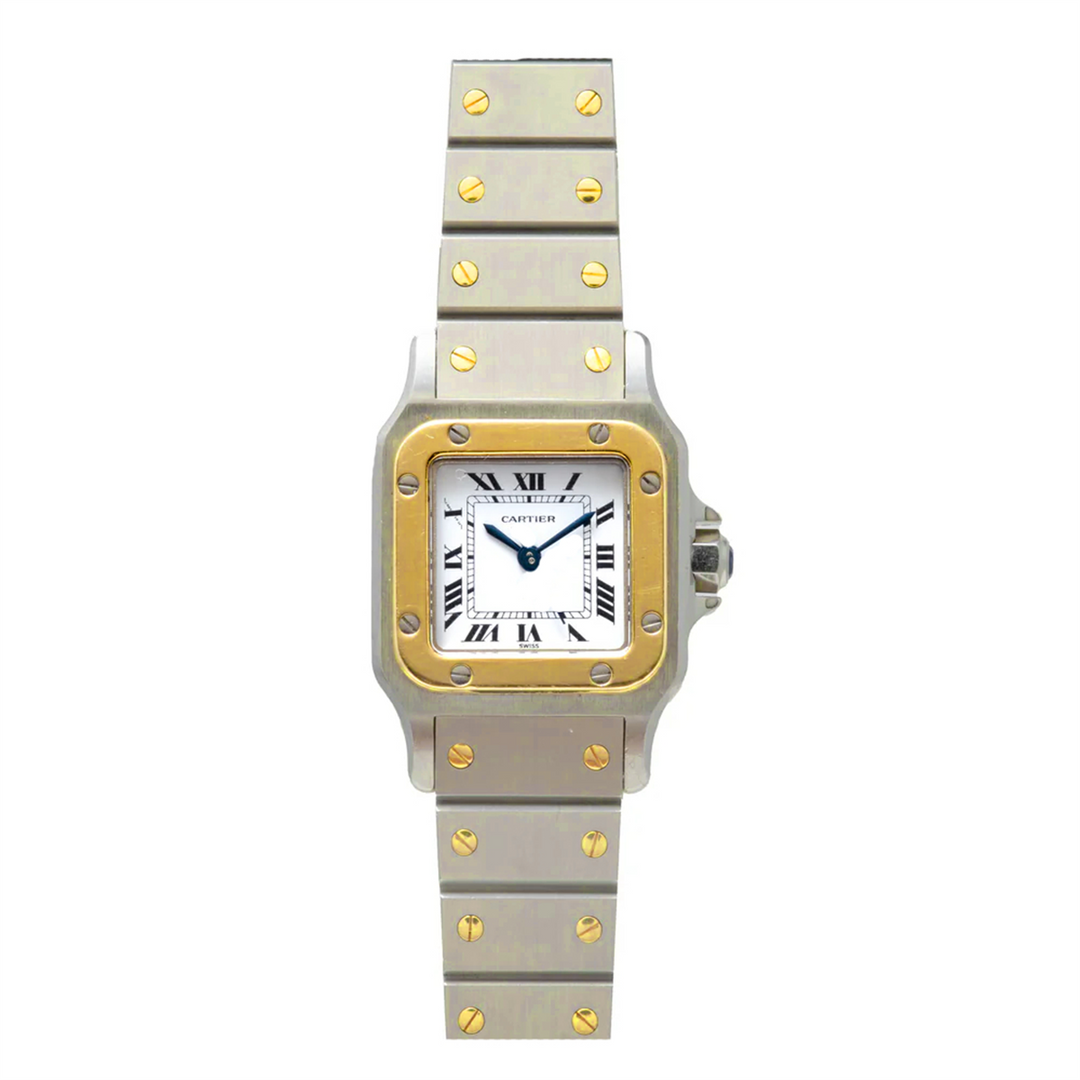 Cartier Ladies Santos Steel and Gold Quartz Movement