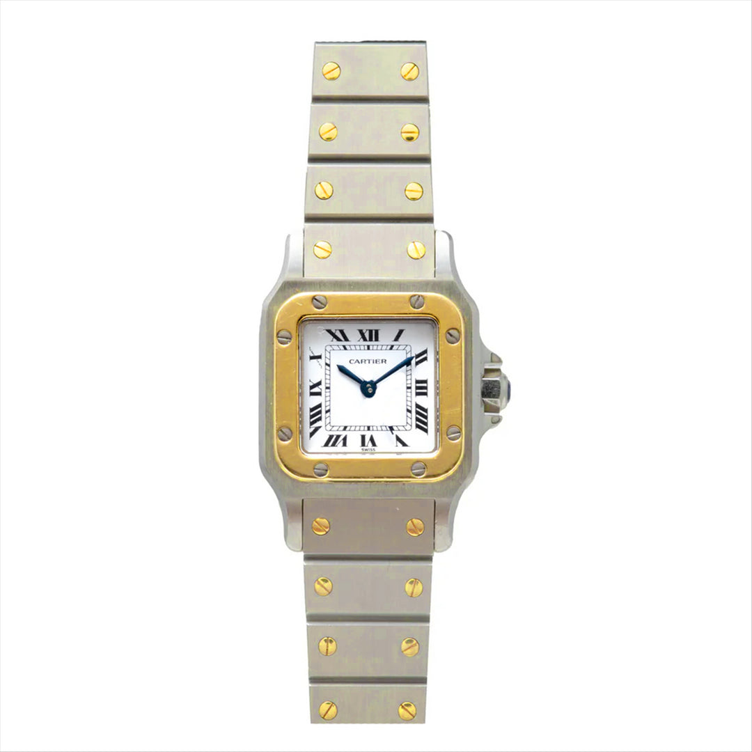 Cartier Ladies Santos Steel and Gold Quartz Movement