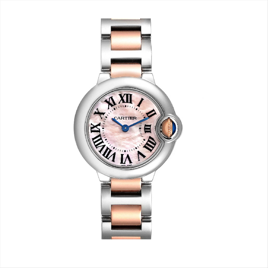 Cartier Ladies Ballon de Bleu in Rose Gold and Stainless Steel Quartz Movement